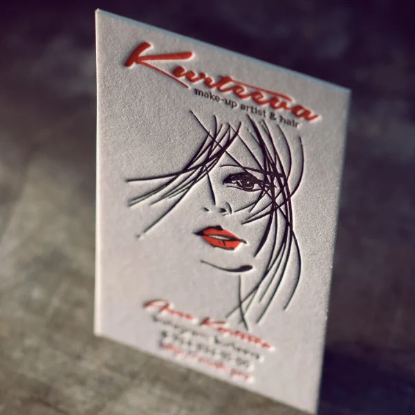 Визитка Курцева - визажист