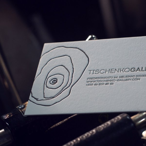 Визитка Tischenko Letterpress