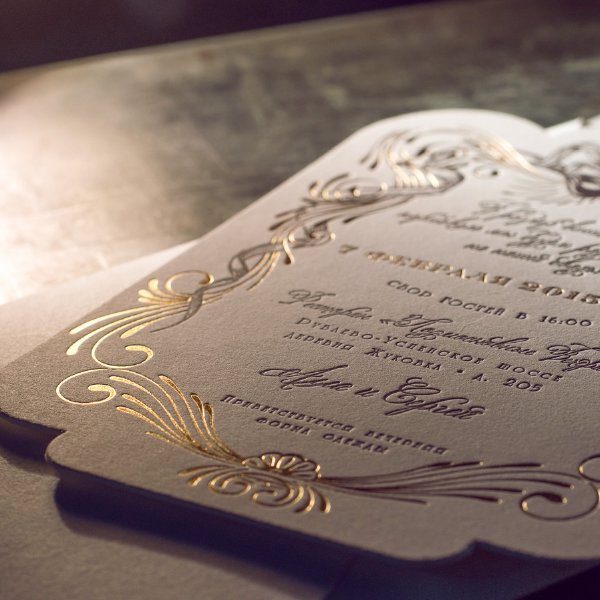 Визитка Venice Letterpress 7