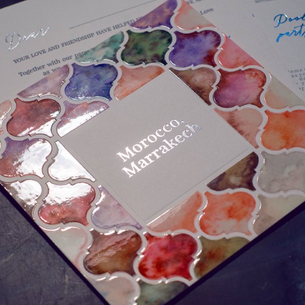 Свадебное приглашение Morocco Marrakech